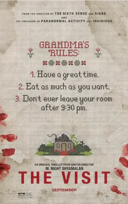 The Visit (2015) - horror movies for beginners